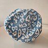 Denim baret met hartjesprint