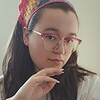 Gehaakte bandana | Turquoise, petrol, lichtbruin, geel en knalroze