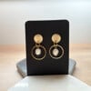 Gold Plated Pearl Drop Earrings