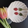 Goudkleurige tulpoorbel