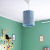 Handgemaakte garen lampenkap | Gewikkelde yarn lampshade | Hanglamp kap