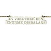 Ketting - Disbalans