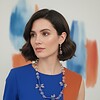 Statement ketting met glas en lapis lazuli – one of a kind