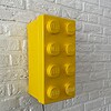 Lego lamp gemaakt van classic bewaarbox - Geel