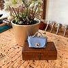 Leren bag charm - sleutelhanger in diverse kleuren