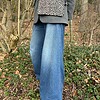Leren crossbody tas met hertenprintje.