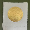 Maanstandportret met gouden bladmetaal - A4 of A5 handgeschept papier