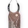 Macramé wanddecoratie •Hoefijzer•