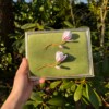 Micro gehaakte magnolia broche