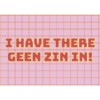 Poster A5 – I have there geen zin in