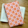 Retro Flower Quilted Book Sleeve | for paper back books up to 400pages