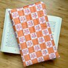 Retro Flower Quilted Book Sleeve | for paper back books up to 400pages