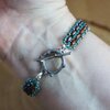 Rust & Natuur, berghut armband met keramiek focal