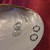 RVS creolen met kristallen hanger
