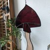 Set paddenstoelhanger glas paars
