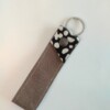 sleutelhanger van leer 'hertenprint, keyring
