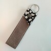 sleutelhanger van leer 'hertenprint, keyring
