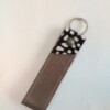 sleutelhanger van leer 'hertenprint, keyring