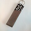 sleutelhanger van leer 'hertenprint, keyring