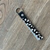 sleutelhanger van leer 'hertenprint, keyring