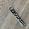 sleutelhanger van leer 'hertenprint, keyring