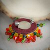 Uitbundig & Exotisch, handgemaakte passiebloem broche met Swarovski kristal