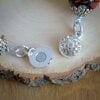 Vrolijk & Botanisch, lieveheersbeestje tuinarmband met handgemaakte glaskralen