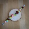 Vrolijk & Botanisch, lieveheersbeestje tuinarmband met handgemaakte glaskralen