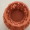 3D Vaas bruin/ naturel met bijzonder patroon