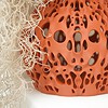 3D Vaas bruin/ naturel met bijzonder patroon