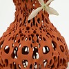 3D Vaas bruin/ naturel met bijzonder patroon