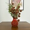 3D vaas rood en bruin (zelfontworpen, uniek)