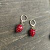 Aardbei, ketting en oorbellen set