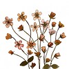 Autumn Harmony botanische herfstposter A4/A5 – gedroogde bloemen in warme herfstkleuren (bruin, oranje, zachtroze)