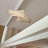 Beige Koi fish window art