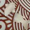 Beige Koi fish window art