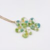 Bloemvormige Statement Ketting met Echte Bloemen uit Luxemburg (Forgotten Gardens)