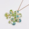 Bloemvormige Statement Ketting met Echte Bloemen uit Luxemburg (Forgotten Gardens)