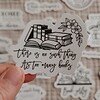Bookish stickerset, set van 10 stuks