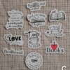 Bookish stickerset