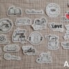 Bookish stickerset, set van 20 stuks