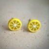Citroenschijf oorbellen