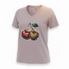 Dames shirt lavender - kersen – Everyday Comfort Edition