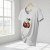 Dames shirt wit- kersen – Everyday Comfort Edition