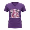 Dames t- shirt purple-  kabouter – Everyday Comfort Edition