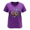 Dames t shirt Soft purple kersen – Everyday Comfort Edition