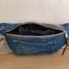 Denim heuptasje, gemaakt van hergebruikte Jeans.