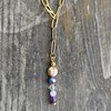 Floral ketting en oorbelen set