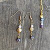 Floral ketting en oorbelen set