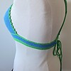 Gehaakt topje | Blauw en groen